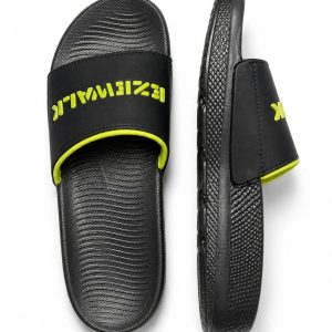 XTREME Gents Casual Slipper – Black & Neon Yellow