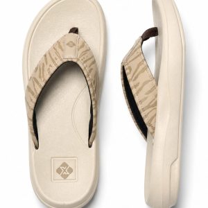Men’s Flip Flop Slipper – Beige Camo